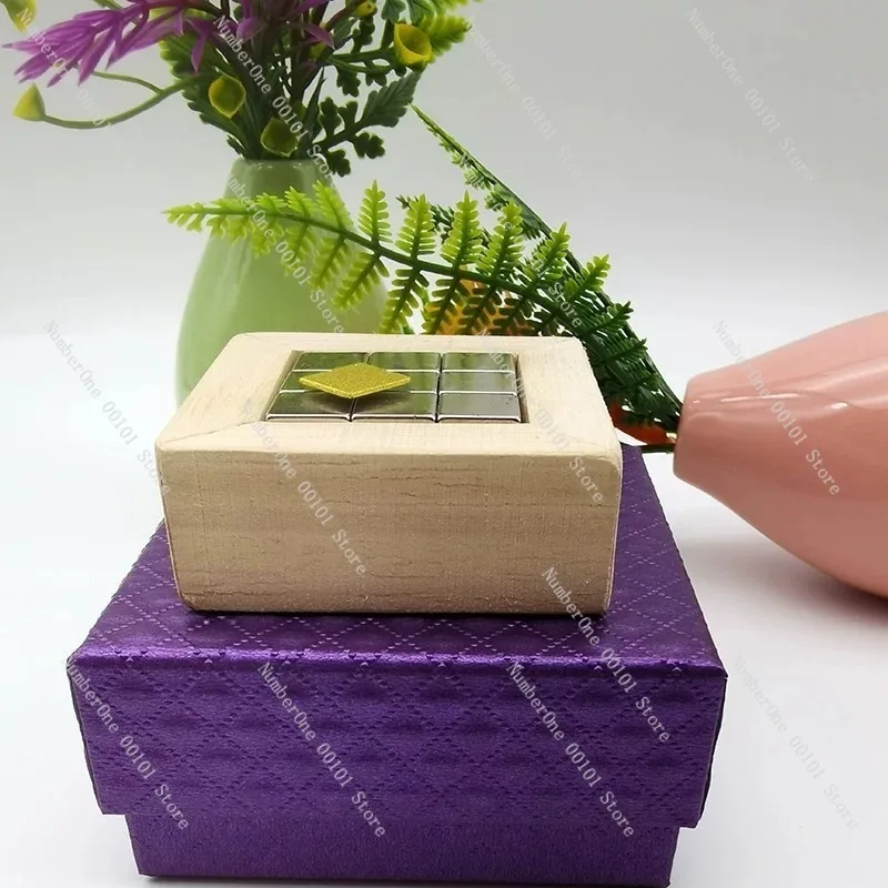 No Power Superconductor Levitation Model, High Tech Permanent Floating Science Toy with Wooden Box Gift