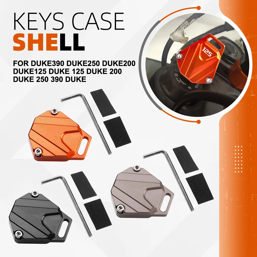 

For Duke390 Duke250 Duke200 Duke125 Duke 125 Duke 200 Duke 250 390 Duke Motorcycles Accessories Key Cover Cap Key Case Shell