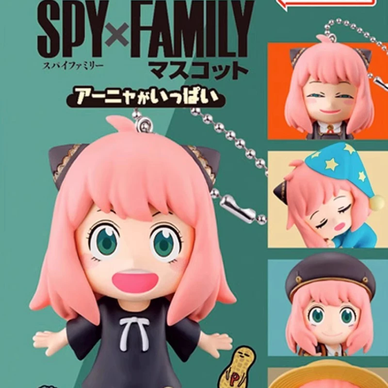 

SPY×FAMILY Anya Forger слепая коробка милый Kawaii Forger экшн-фигурка брелок кулон аниме кукла модель игрушка украшение детский подарок