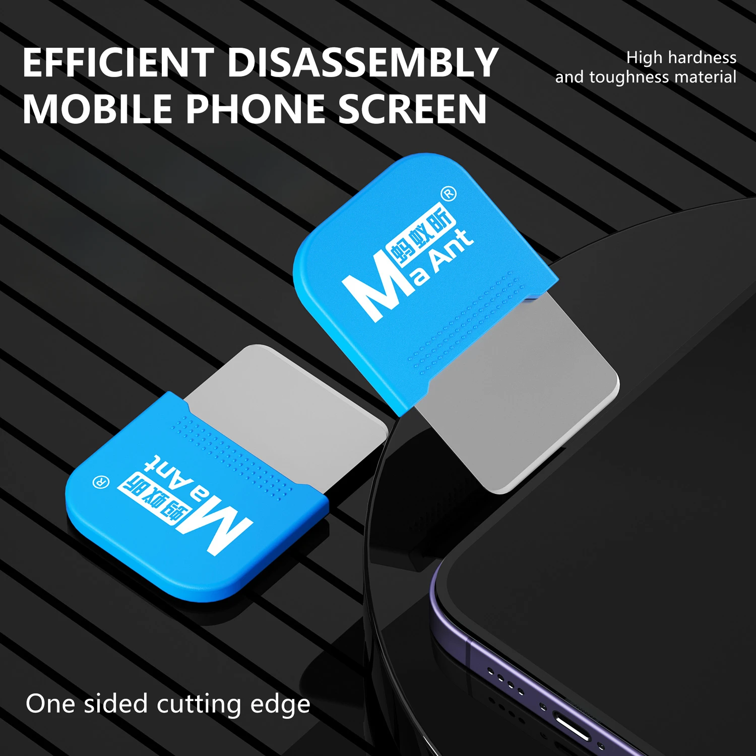 

MaAnt M065 Phone Repair Pry Tool Curved Screen Dismantling Blade for iPhone iPad Android