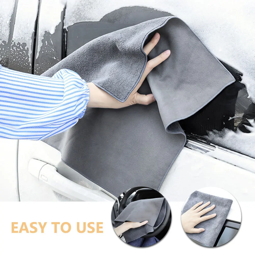 

Полотенце для автомойки, толстая, мягкая, впитывающая ткань для чистки, без следов воды, прочное сушильное полотенце для использования в салоне и на открытом воздухе