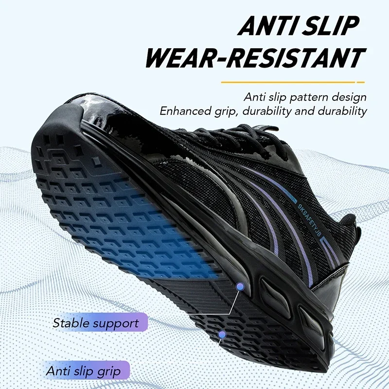 

men for work light weight sneakers for work steel toe work safety boots comfortable safety man industrial safety shoes