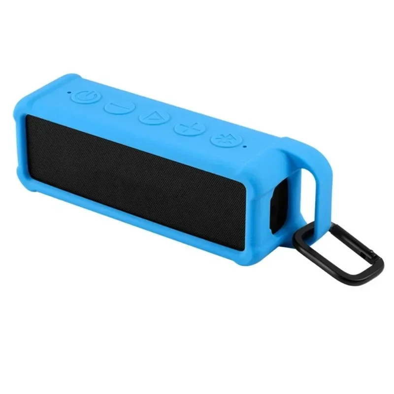 

Silicone Case for Anker Soundcore 2 Portable Bluetooth Speaker, Protective Travel Cover with Handle and Carabiner