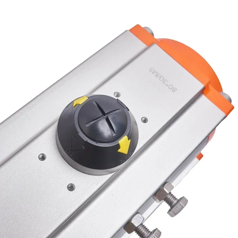 AT 액추에이터 볼 밸브 공압 헤드 단동/복동 스프링 리셋 90도 각도 스트로크 실린더 액추에이터 밸브.