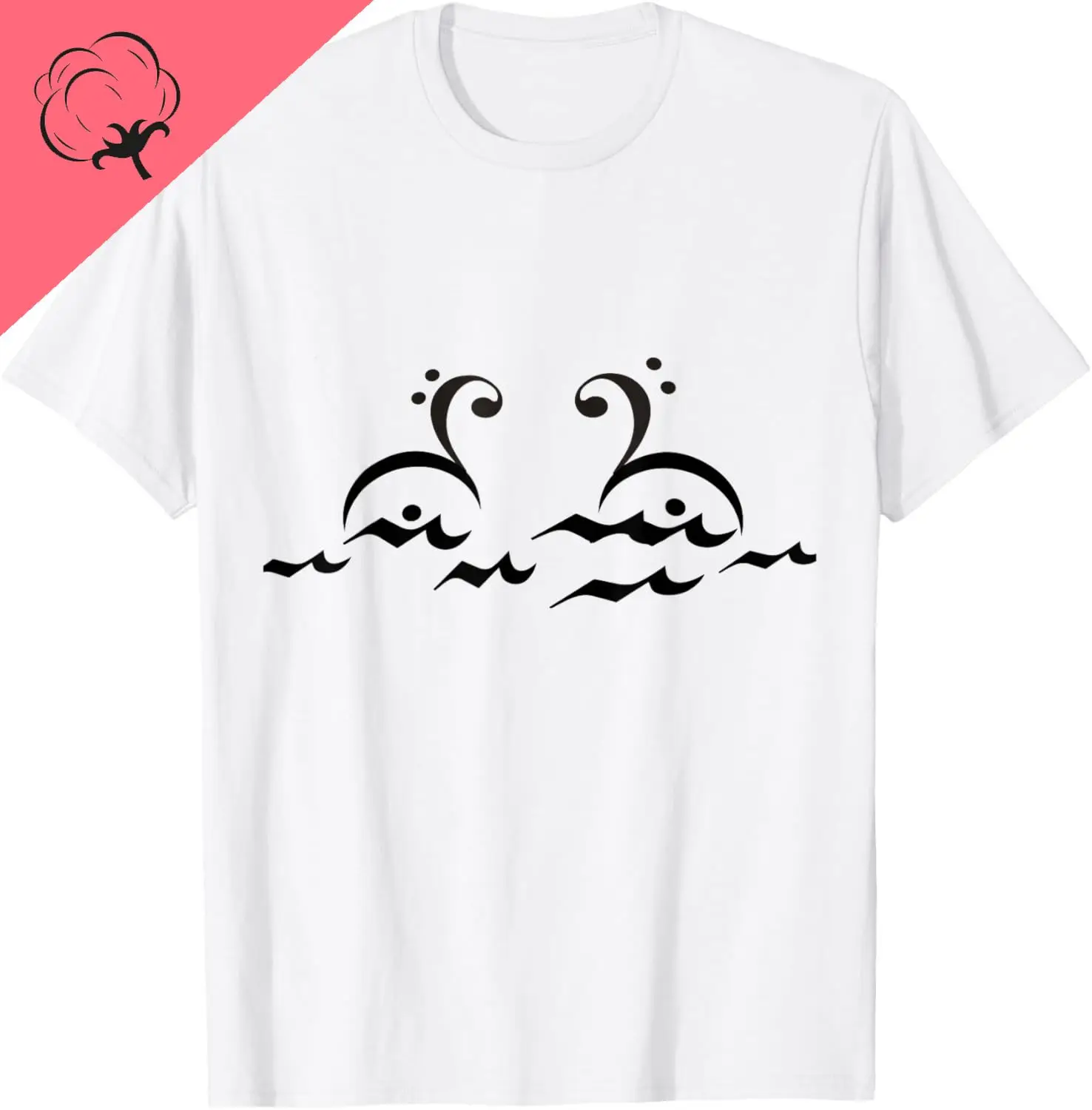 Swans, Swan Lake, Ballet Music Notes, Music Teacher Gift T-Shirt Funny Shirt Unisex Summer Streetwear Tops Casual Camisas