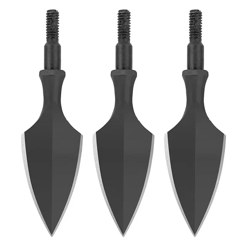 RTENTE-Hunting Arrowheads 200Grain 2.6Inch Traditional Broadhead 2-Blade Head Point For Bow Shooting