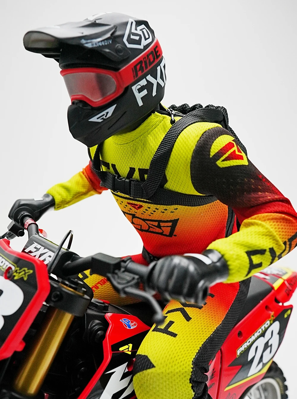 Ess-one+ Simulation Sound Group Engine Sound With Backpack For Losi 1:4 Promoto-mx Electric Remote Control Motorcycle Model Car