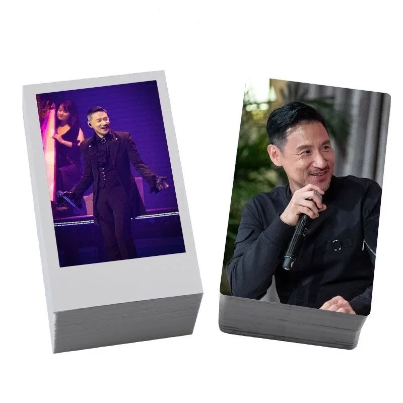 

100PC Jacky Cheung Eason Chan Angela Zhang Hua Chenyu Wang Sulong Xu Liang HD Poster Lomo Cards Pai Li De Meal Bus Card Stickers