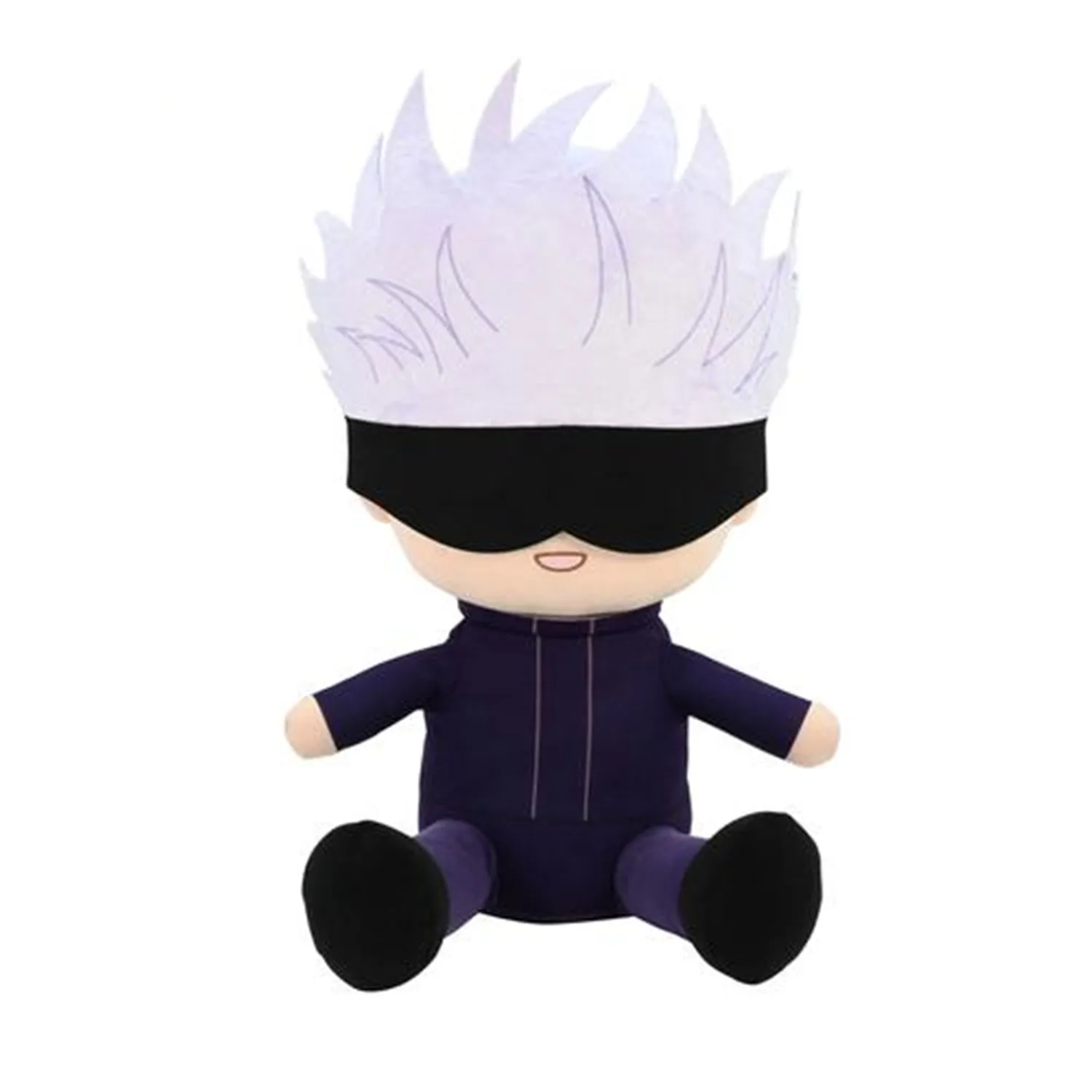 جديد أنيمي ساتورو جوجو قناع عين أسود أفخم للفتيات الفتيان الاطفال محشوة لعب الأطفال الهدايا 30 سنتيمتر