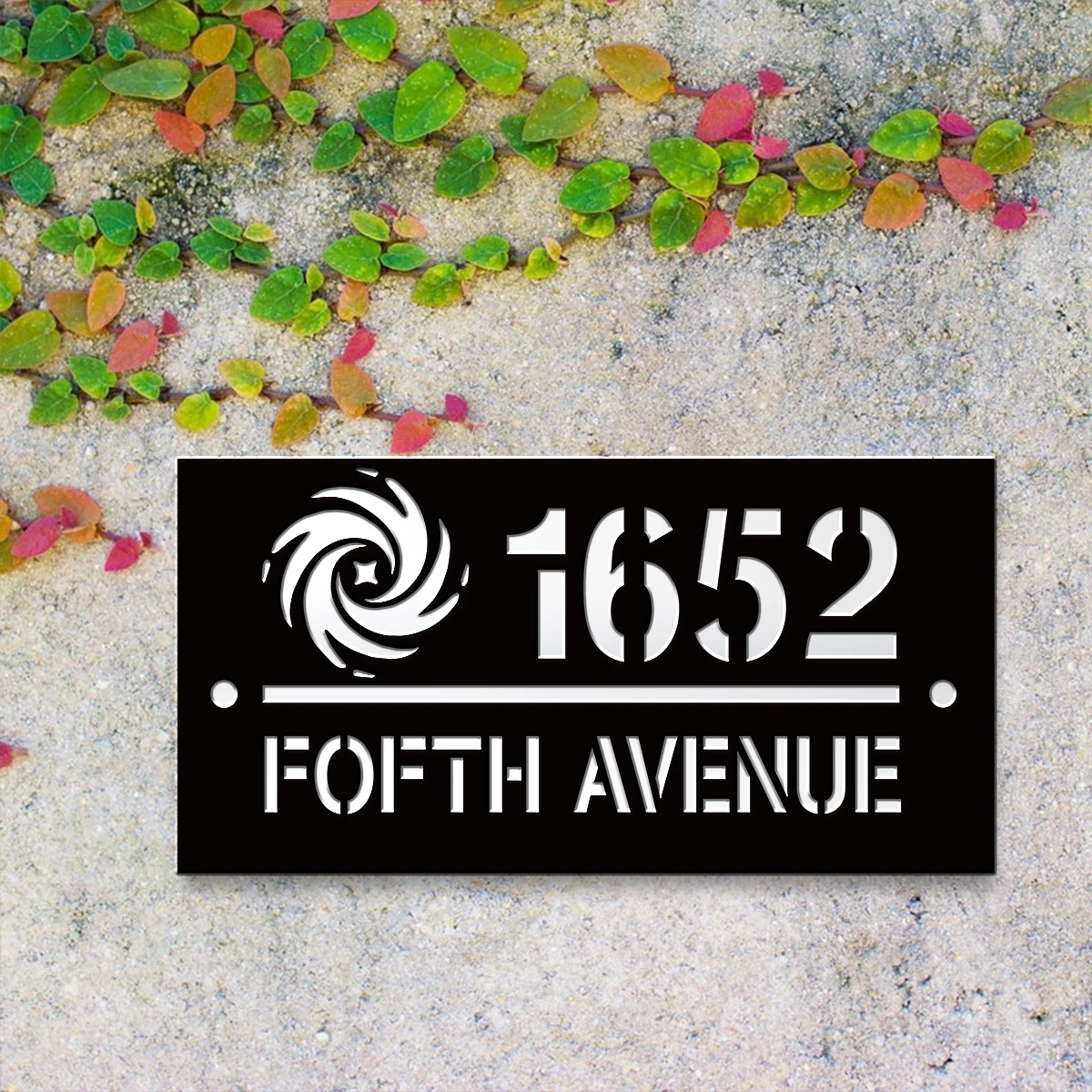 1Pc Custom Meteors Stars Number&Text Acrylic House Number Door Street Sign Plaque,Home Room Garden Decor,Birthday Wedding Gift