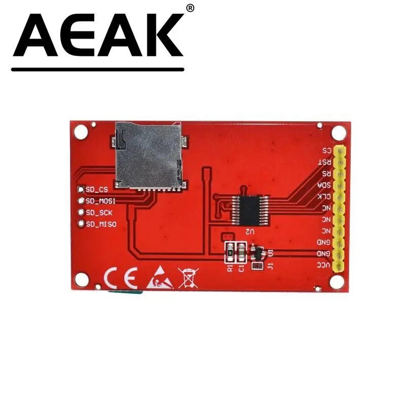 1.8 inch TFT LCD Module LCD Screen SPI serial 51 drivers 4 IO driver TFT Resolution 128*160 1.8 inch TFT interface