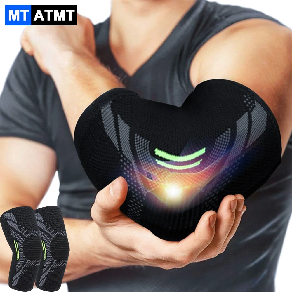 

1Pair Elbow Brace Compression Support Sleeve Tennis Elbow Brace Strap for Cycling, Running, Tendonitis,Arthritis,Joint Pain