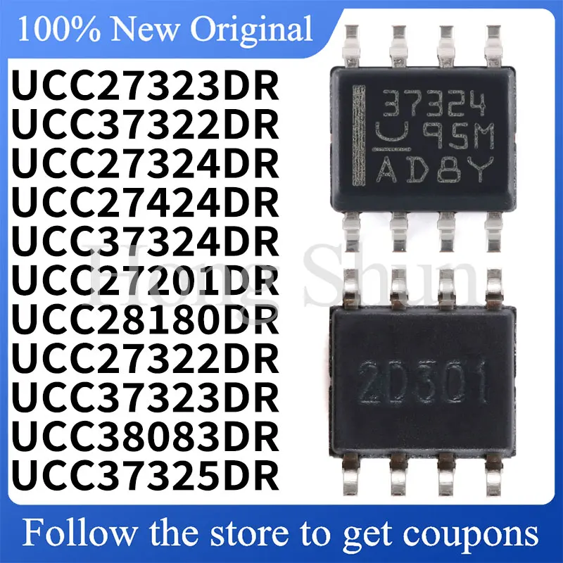 1PCS UCC27323DR UCC27324DR UCC27424DR UCC37324DR UCC37322DR UCC27201DR UCC28180DR UCC27322DR UCC37323DR UCC38083DR UCC37325DR