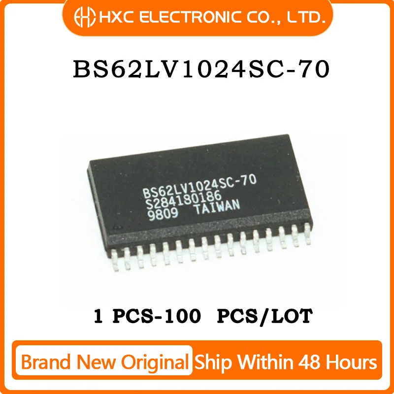 

5PCS 100% NEW IS62C1024AL-35QLI BS62LV1024SC-70 IS62LV1024LL-55H SOP32 CHIP