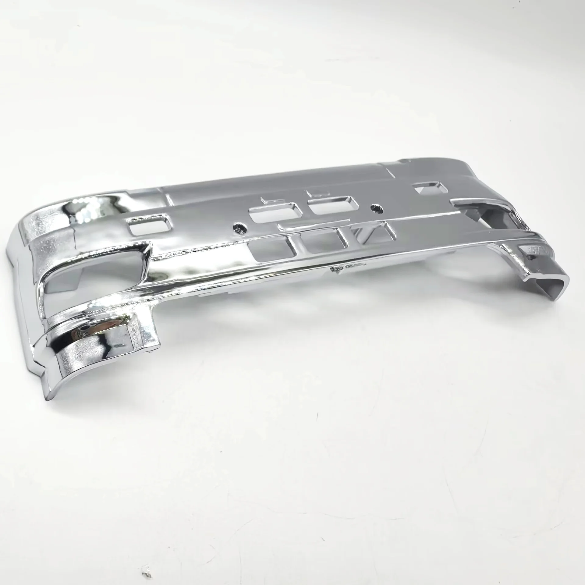 RC 1/14 LKW Verzinkter Pumpen-Anhänger-Frontstoßfänger für Tamiya Muldenkipper für SCANIA MAN VOLVO Anhänger-Kipper-LKW DIY-Teile – Detail 1