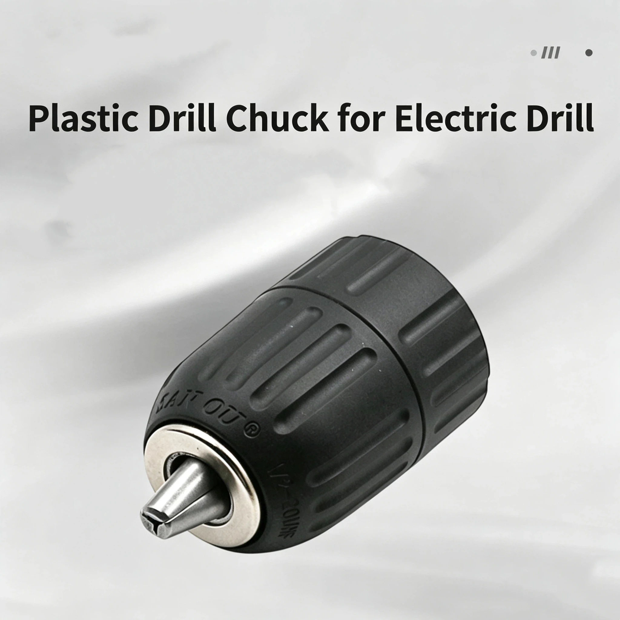 Keyless Drill Chuck 0.8-10mm 3/8-24UNF Hex Shank SDS Plus Square Quick Grip Adapter For Drill Bit Screwdriver Tap Socket