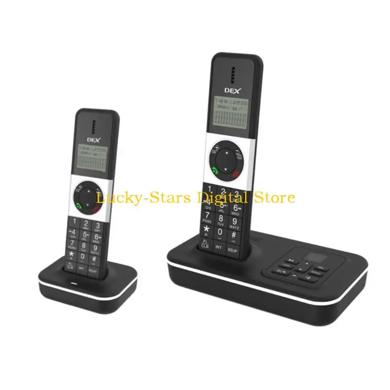T3EE Landline Phones D1002 TAMD Handset Cordless Phone With Answering Machine Caller Waiting Support 16 Languages For Office
