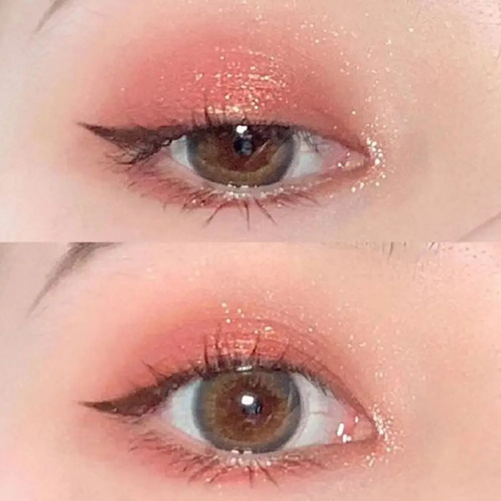 Mode Glanzend 4 Kleuren Oogschaduw Langdurige Natuurlijke Oogschaduw Palet Matte Glitter Oogpigmenten Oogmake-Up Cosmetica