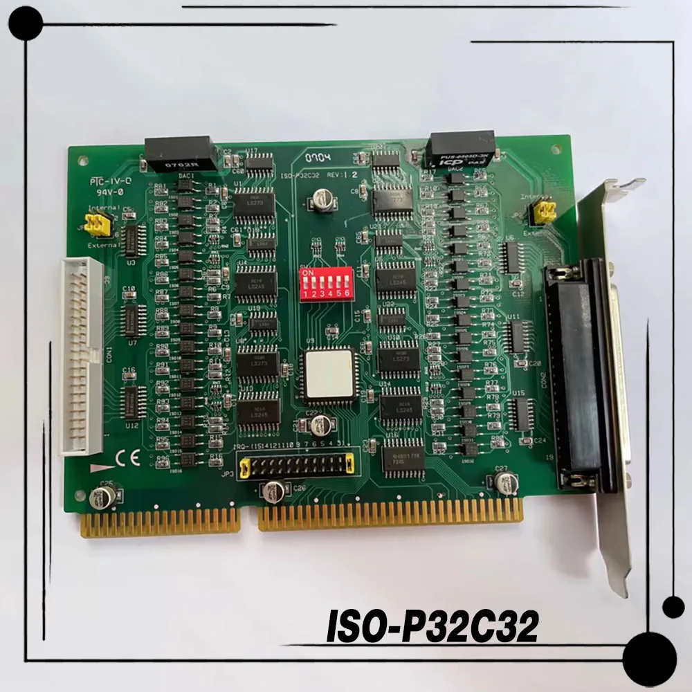 

For ICPDAS Professional I/O Card Industrial Data Acquisition DAQ Card ISO-P32C32