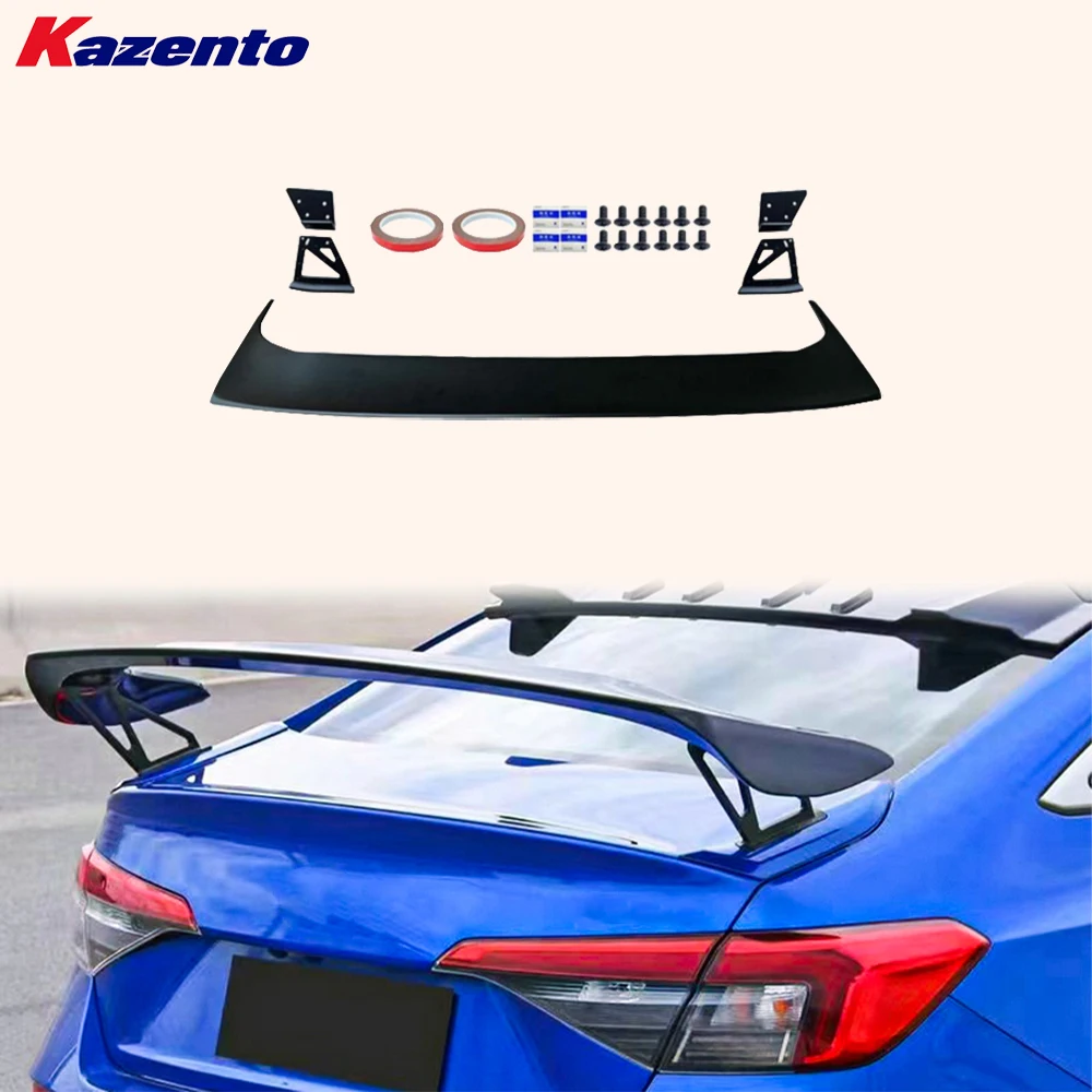 

For Honda Civic FE1 Sedan 2022-2024 ABS TypeR Style Rear Trunk GT Spoiler Wing