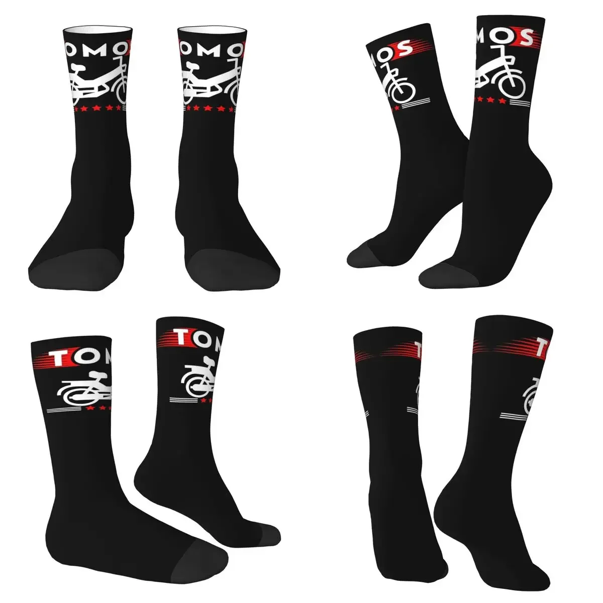 

Носки Tomos Moped Socks Harajuku, впитывающие пот, всесезонные длинные носки унисекс, подарки на День святого Валентина