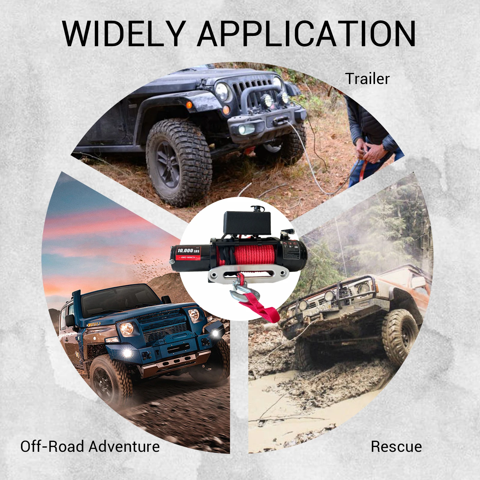 10,000파운드(약 4,536kg) 용량의 전기 윈치 - Winch Fairlead Hawse Aluminum 리뷰 및 가격