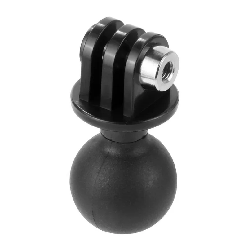 Adaptador de Base de cabeza esférica para cámara GoPro, rotación de 360 grados, montaje en trípode, accesorios para cámaras de acción, 1 pulgada