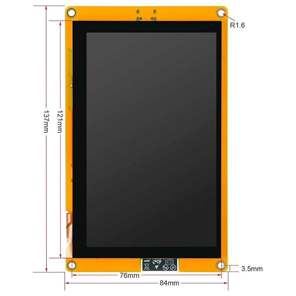 ESP32-8048S050C-I 5.0" inch ESP32-S3 IPS Display TFT LCD Module ST7262 Capacitive Touch Screen 800x480 ESP32-S3 for Arduino IDE