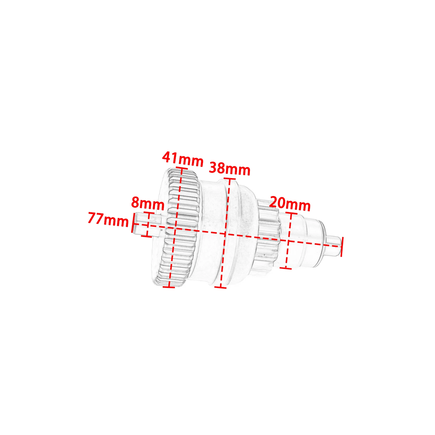Motorcycle Starter Gear Clutch Assembly For Piaggio Typhoon 125 Gilera Runner 125SP/FX Fly 100 4t Zip 100