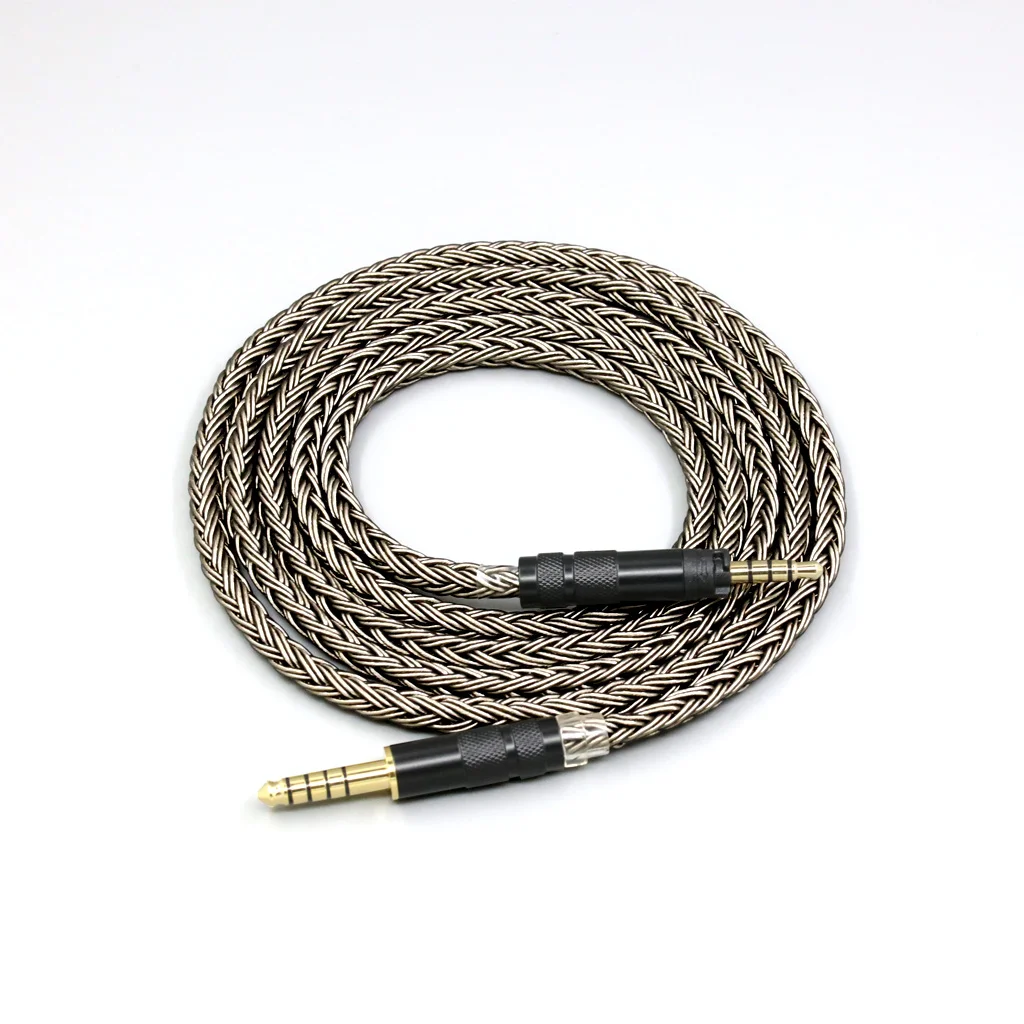 Cable de auriculares Chapado en plata gris de 16 núcleos para Rode NTH-100m NTH-100 over-ear LN008835