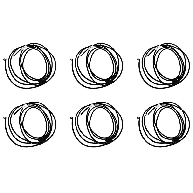 Practical 6X Windshield Glass Spray Washer Sprayer Nozzle Hose Pipe For VW Passat B7 B8 CC Golf 6 MK6 Tiguan A3 8P A4