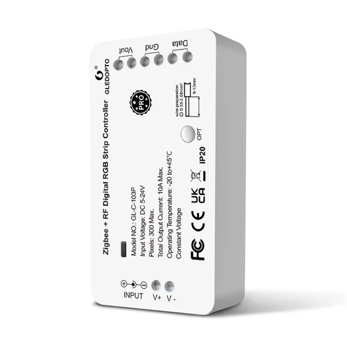 2025+ RGB IC LED Strip Controller WS2811 WS2812 Addressable Digital Light Control Dynamic Lighting Hub 9 Effects