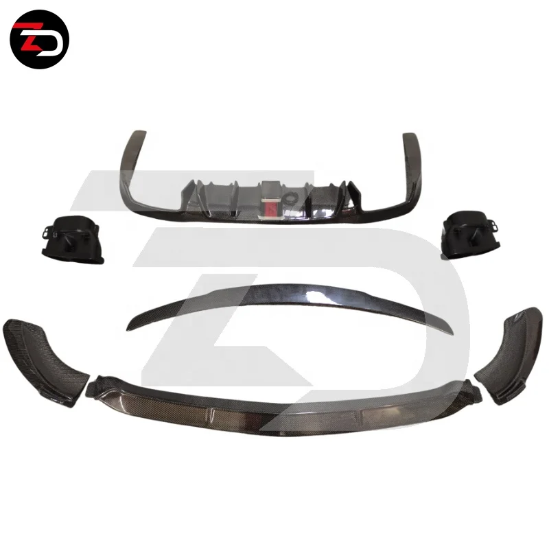 

Заводская распродажа, комплект кузова из углеродного волокна в стиле B для bz E Class W213, передняя губа, задний диффузор и спойлер