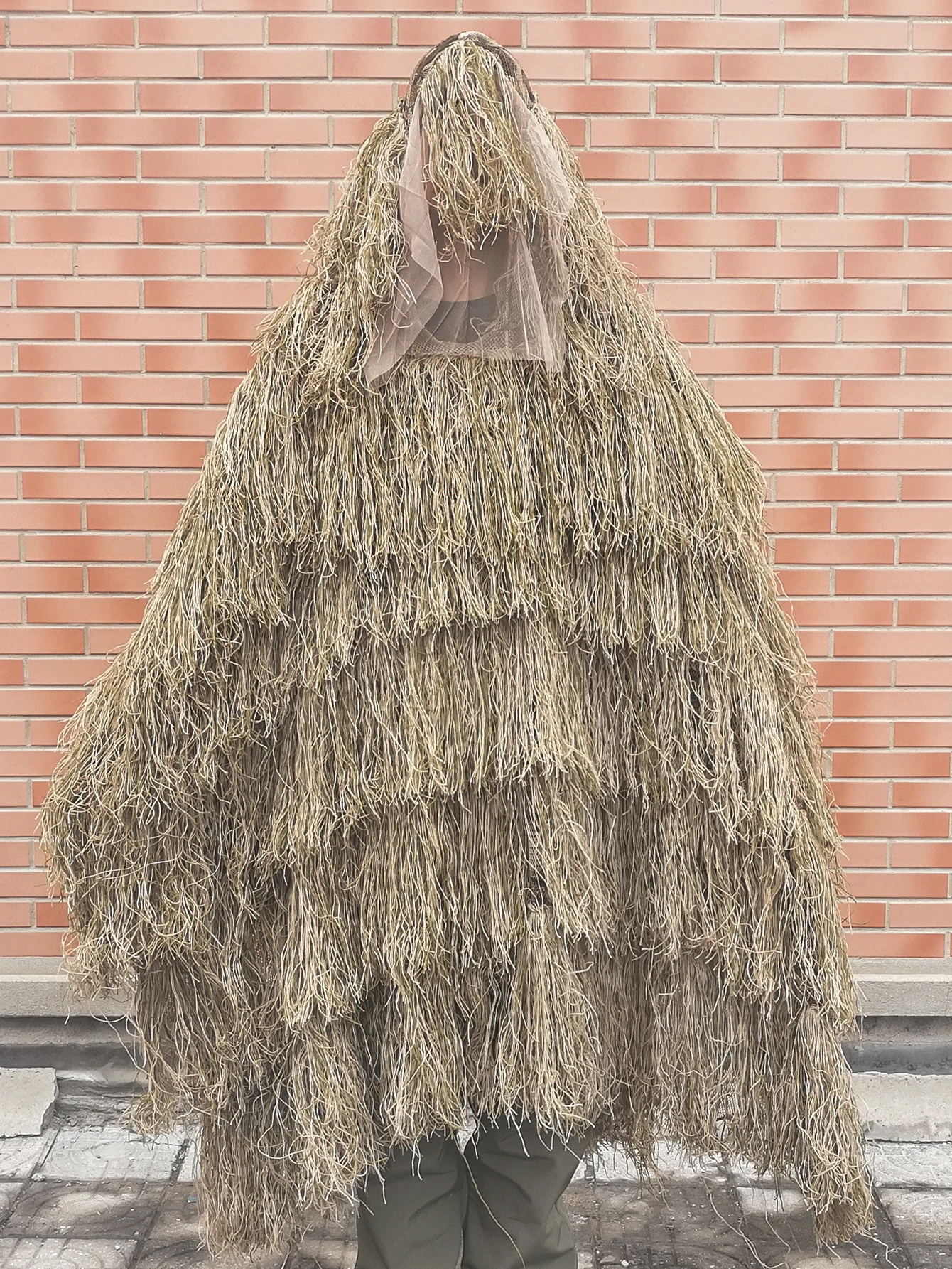 

Photography Withered Grass Clothes Hunting Cloak Ghillie Suit Ghillie Clothes Camouflage Hunting Outdoor Jungle Hunting Poncho