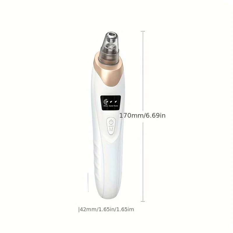 Mee-eter verwijderaar poriënvacuüm - 5 zuigkracht - USB afgewezen gezichtsporiereinigingsset voor acne-extractorhulpmiddel voor volwassenen