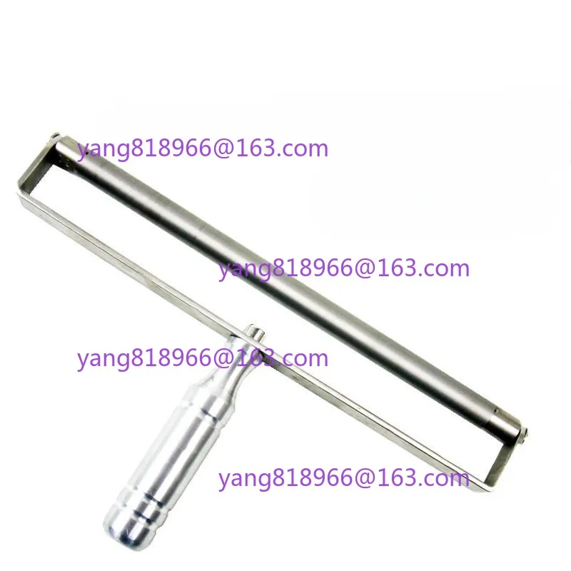 240MM Wet Film Applicator Wire Bar Coater Printing Ink Paint Scraper Stainless Steel Coating Rod Color Display Bar With Handle