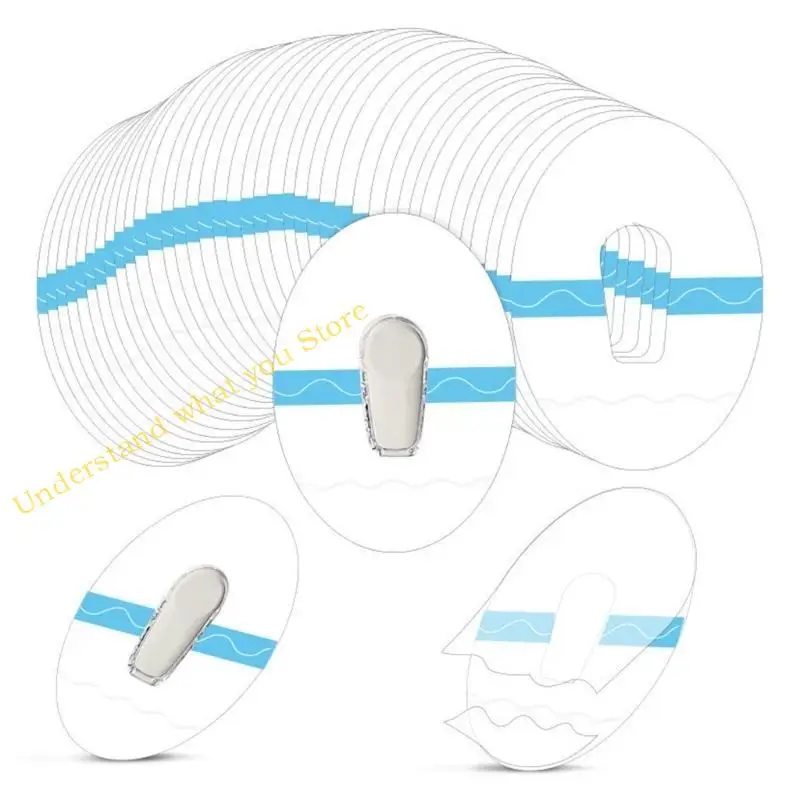 

J60A душевые водонепроницаемые участки прозрачно -гневные участки водонепроницаемые датчики CGM. Защиты для DexComg6