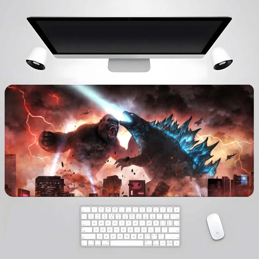 GodzillaES Mouse Pad Gamer Pc Gaming Accessories Rubber Mat XXL Deskmat Mats Keyboard Cabinet Mause Laptops