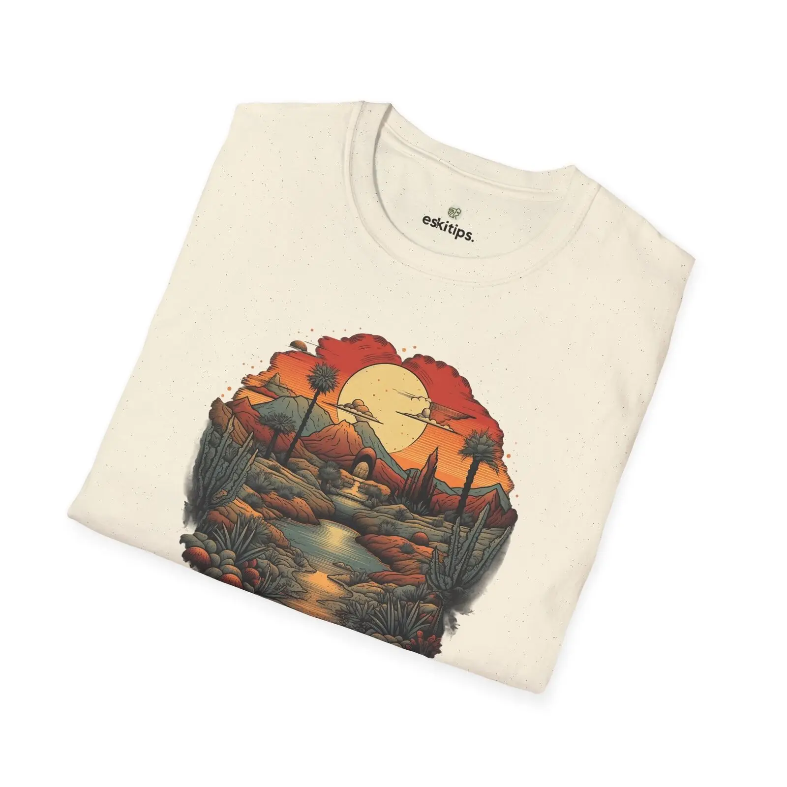 

Stunning Desert Sunset Art T-Shirt