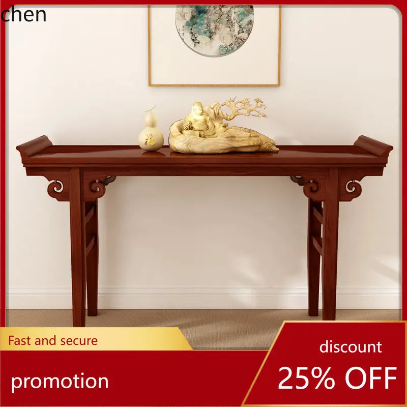 HT Offering Table Buddha Altar Home Economical  Shrine Buddha Cabinet Incense Case Strip  Altar God of Wealth Offering Table