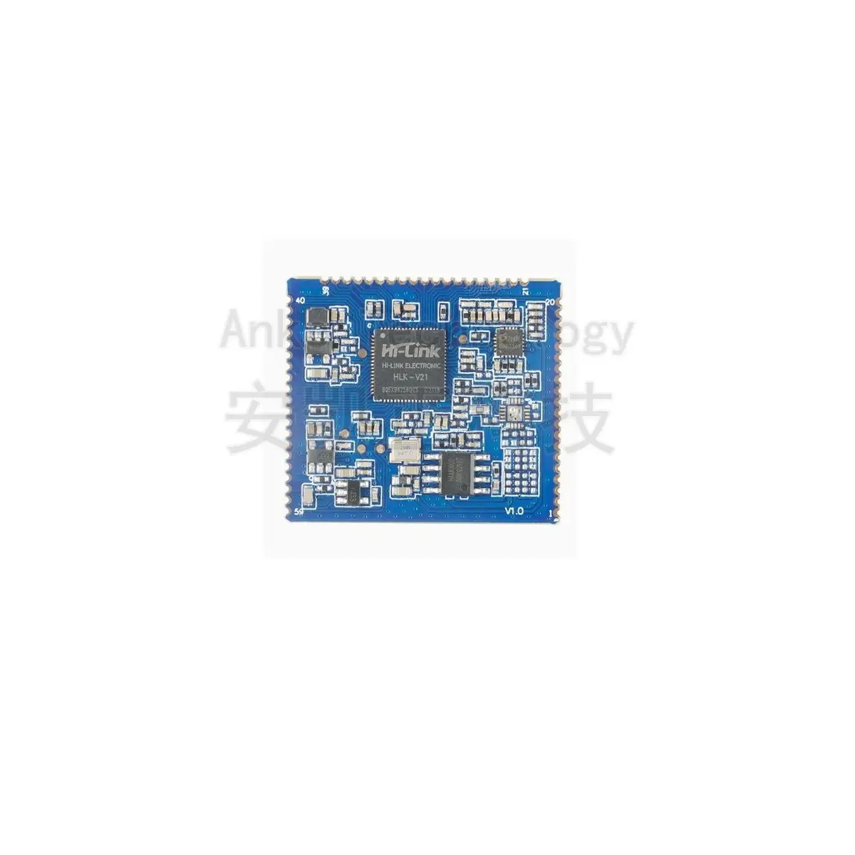 

AI intelligent offline voice recognition module V21, dual-microphone noise reduction, low-power voice-activated switch, voice co