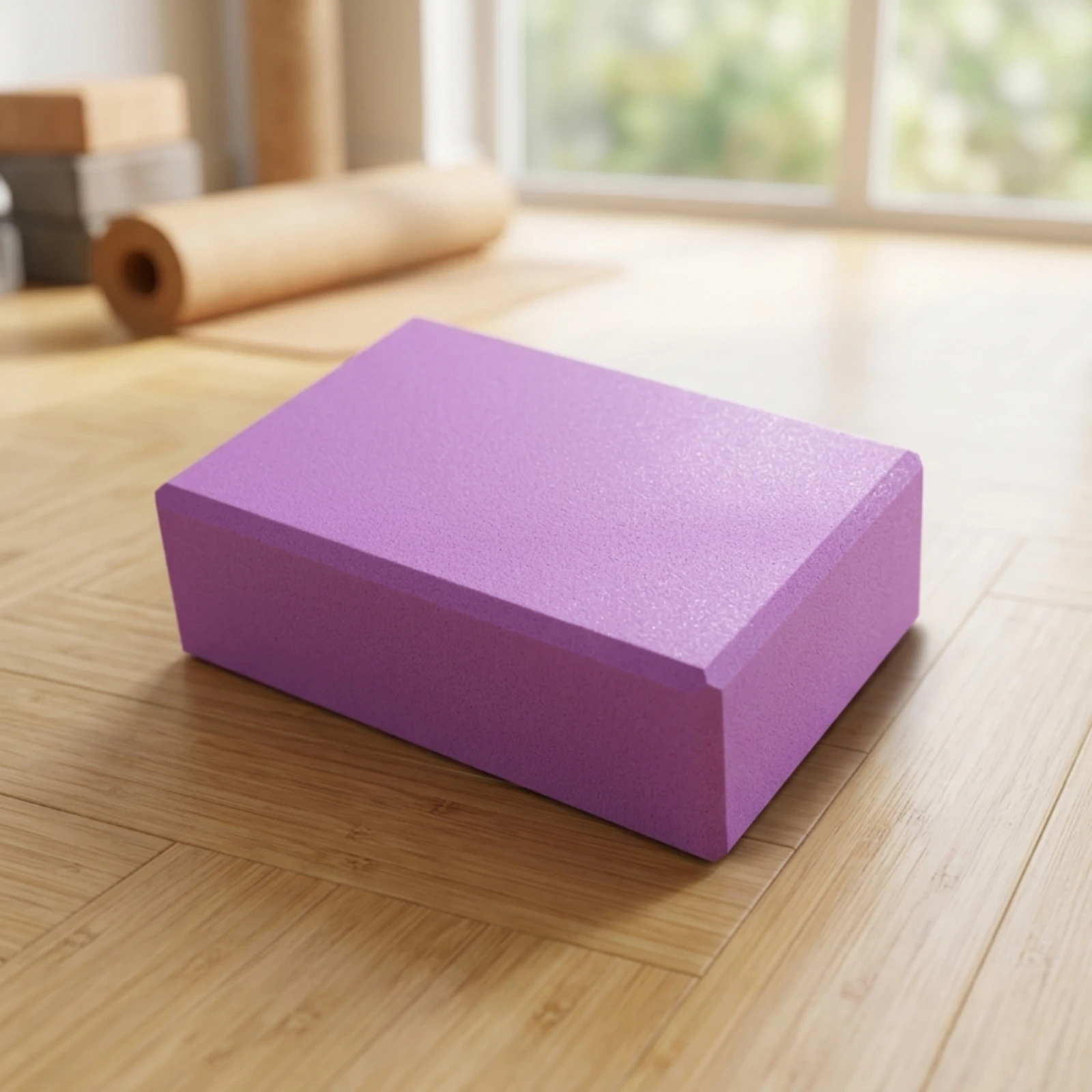 EVA Foam Exercise Block Long-Lasting Foam Exercise Block Non-Slip Compact for Yogis, Home Workouts, Dance Training