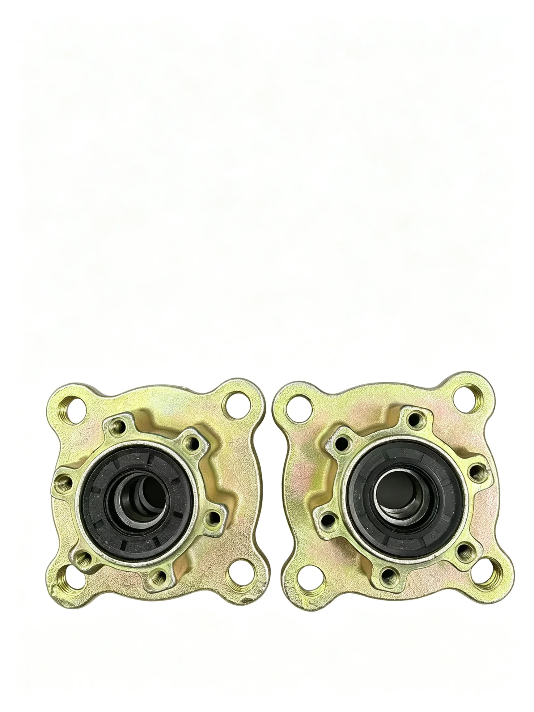 Wheel Rim Hub Assembly 4 Stud Brake Wheel Rim Front Disc Steel Alloy Wheel Rim Hub Fit For Go Kart ATV 4 Wheeler