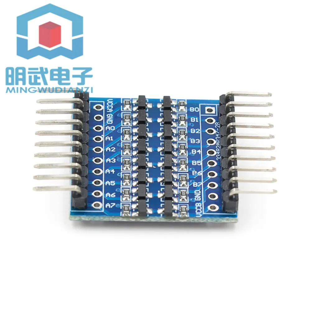 8-CHANNEL SPI UART  Bidirectional Level TTL Conversion Module Angle Needle 3.3V-5V 5V-3.3V IIC