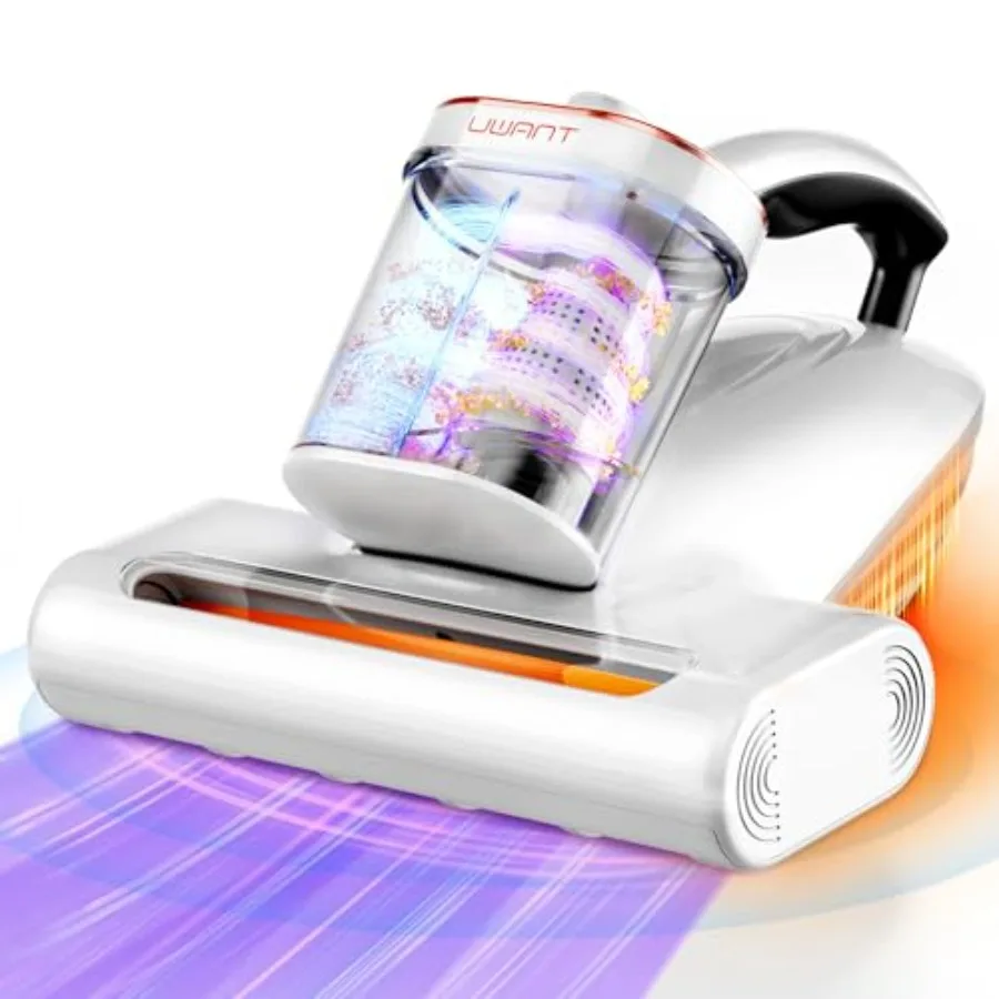 

Mattress Vacuum 450W 16Kpa 36000RPM/MIN Bed Vacuum with 149℉ Heating andUltrasonic Dual Dust Cup Smart Display Screen Mattress