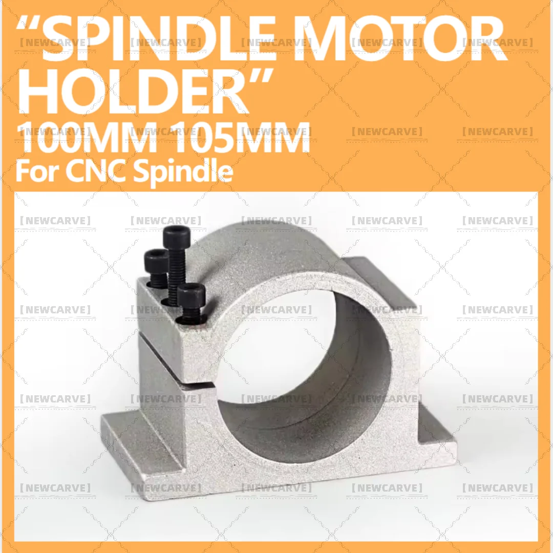 

CNC Spindle Motor Holder Mount 100MM 105MM CNC Spindle Fixture Mounting Bracket Clamp For Water Cooled Spindle