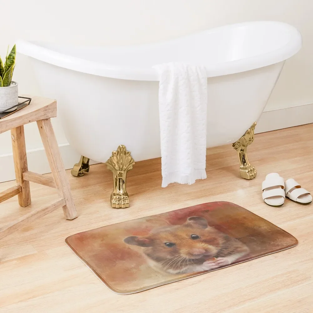 

Golden Hamster Bath Mat Bathroom Rugs And Set Home Decor Mat