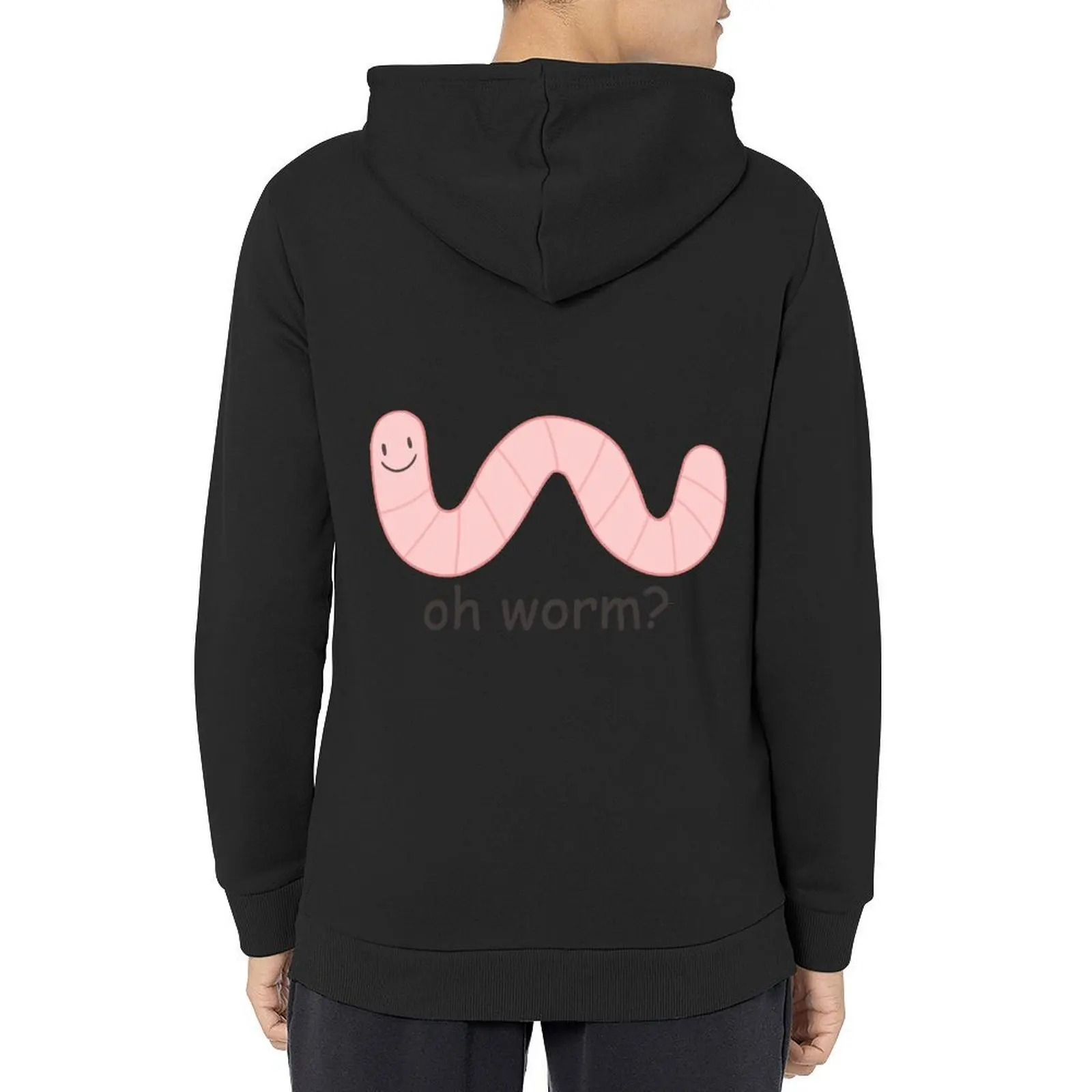 oh worm? Hoodie mens clothing men's autumn clothes hooded shirt korean clothes men's oversize hoodie