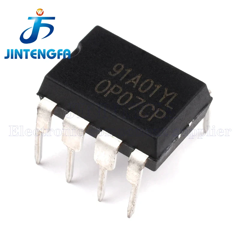 10PCS OP07 OP07CP OP07DP DIP-8 OP07C OP07D SOIC-8 OP07CDR OP07DDR OP07CSZ OP07DRZ -REEL7 Precision Operational Amplifiers IC SMD