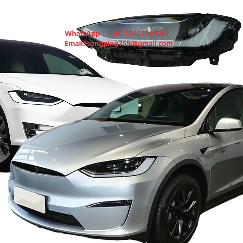 For Upgrade or Replace 2024 Matrix Headlights for 2016-2024 Tesla Model X with Headlights